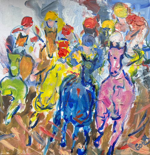 Race to Glory- Horse racing painting