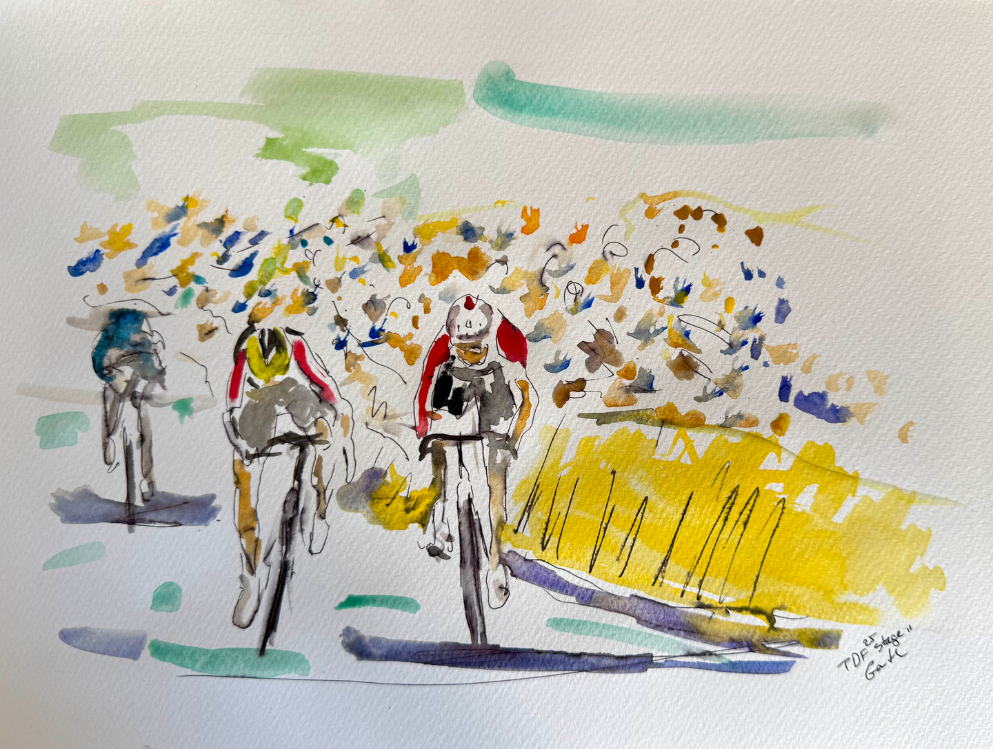 High Drama on the Sidelines - TDF 25 stage 11