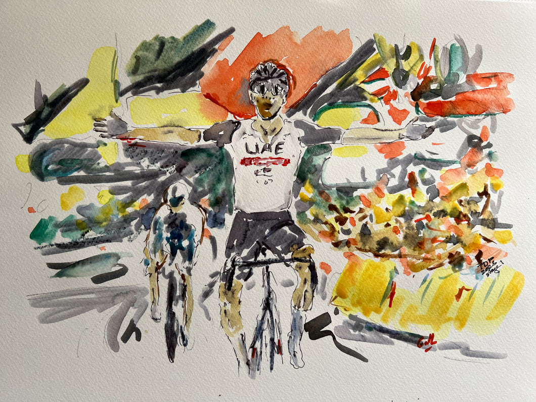 Yates Bros - Cycling Painting