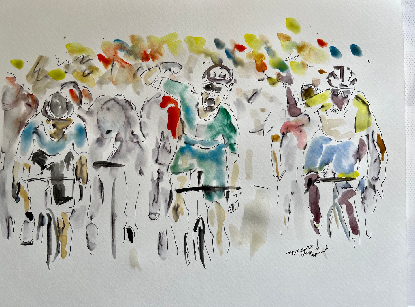 Sprint finish