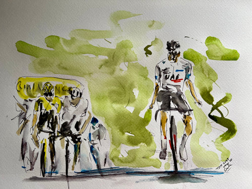 Go Vout - Cycling Painting