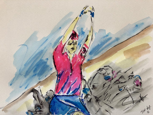 Stage thirteen Tour de France - Cycling Art