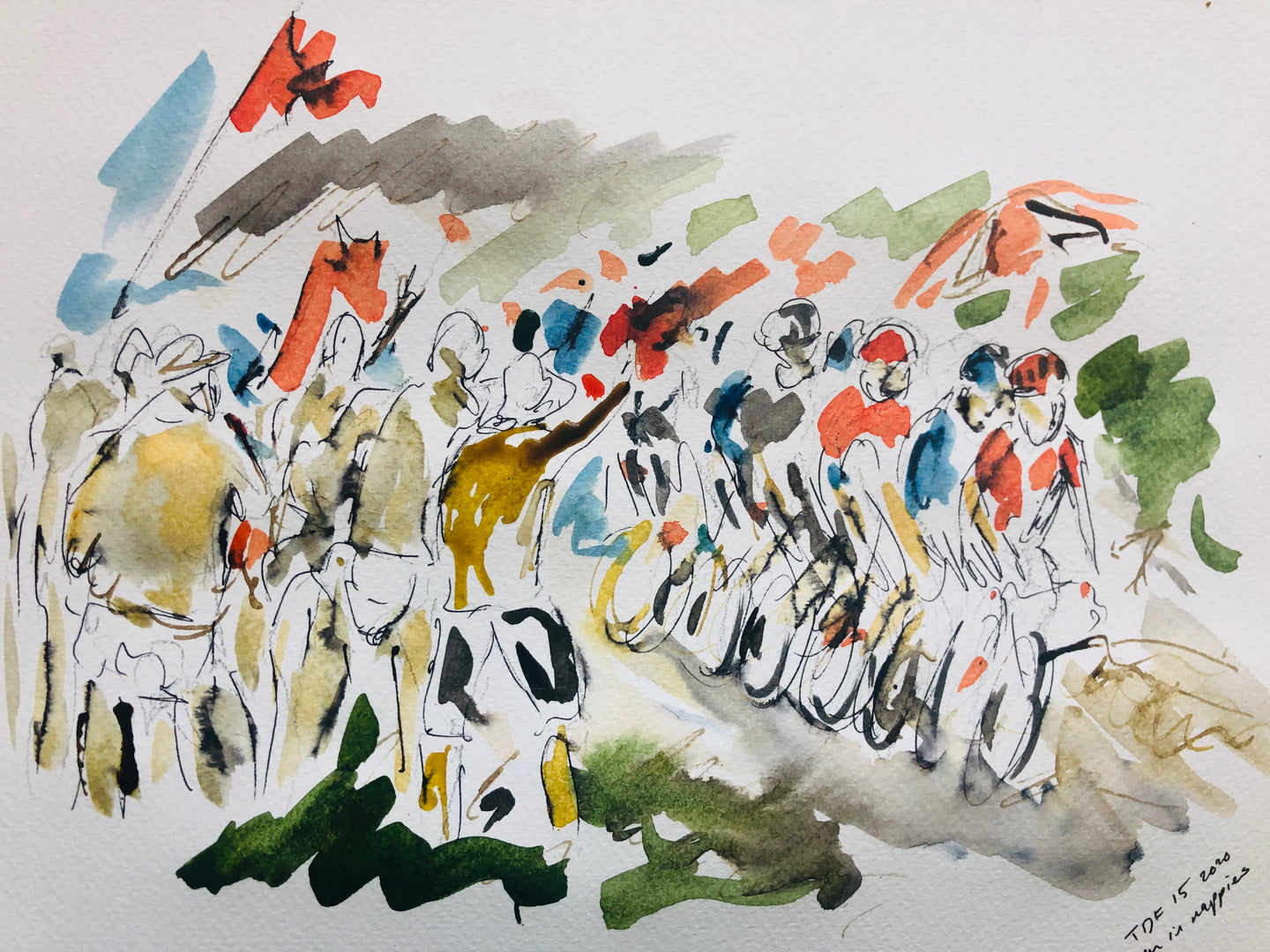 Tour de France Stage Fifteen 2020 - Cycling Art