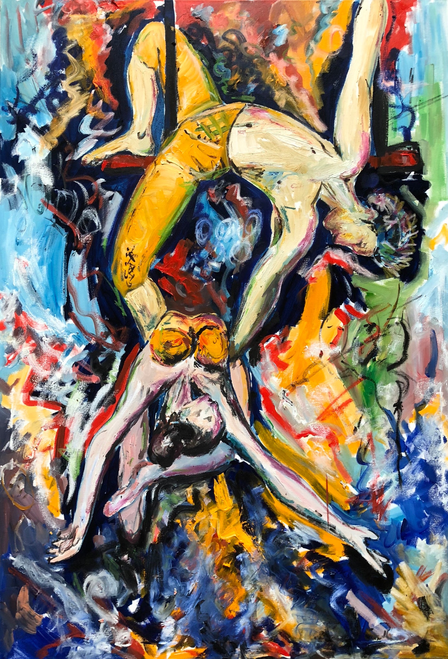 Trusting Him - Trapeze Painting