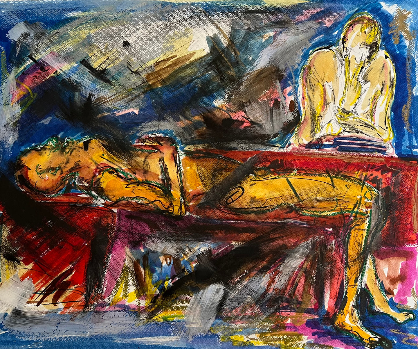 Where the Wind Blows - Figure Painting