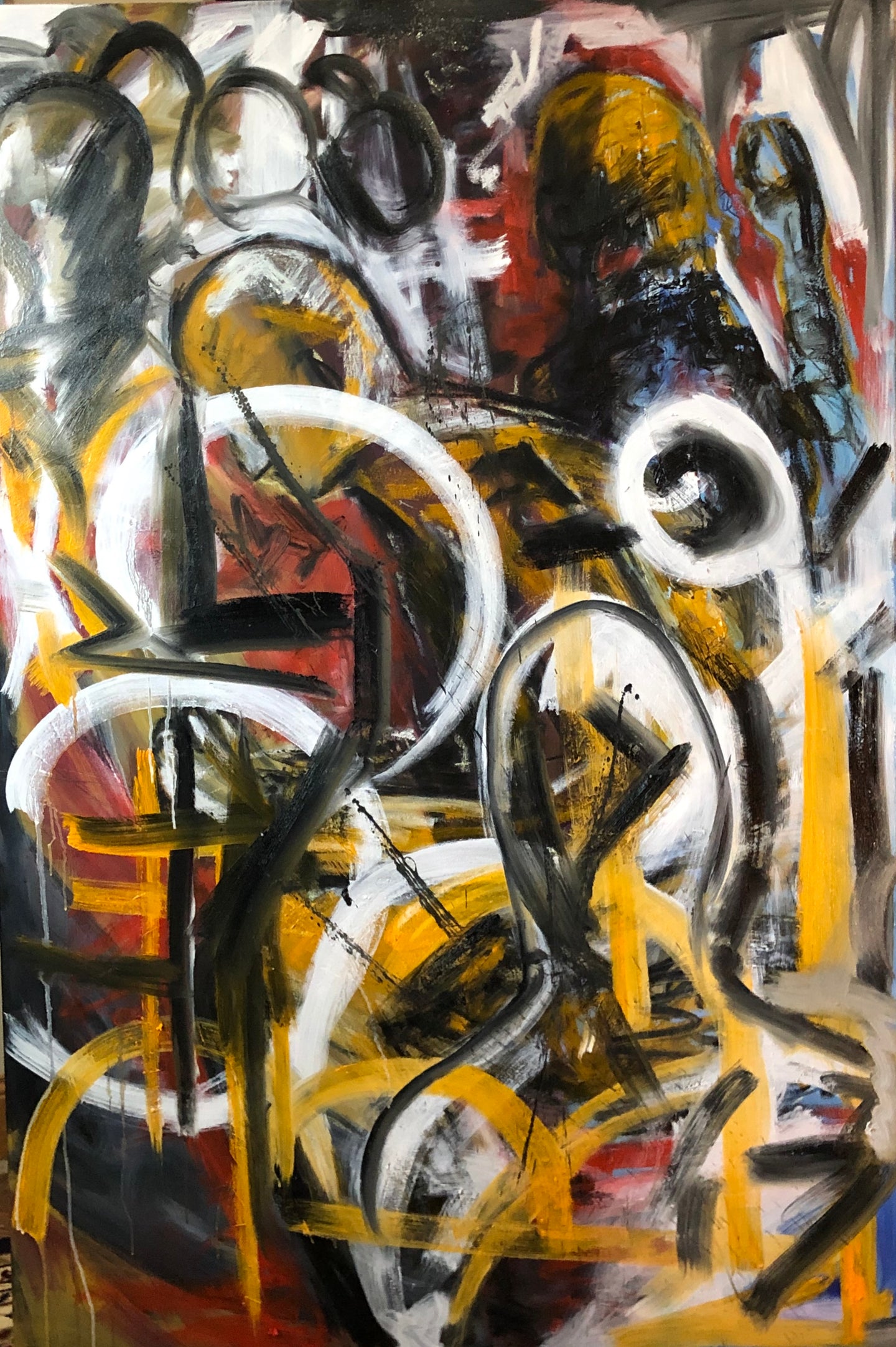 Reflections on life - Abstract Figurative Painting