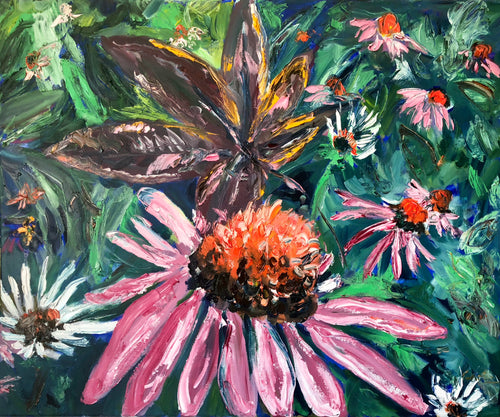 Flower painting - Garth Bayley Art