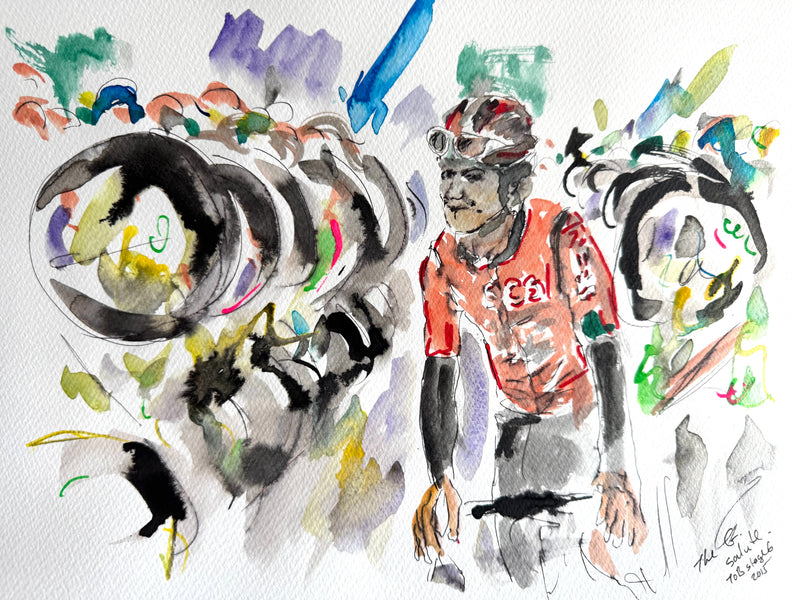 Painting Every Stage of the Tour of Britain – Men’s and Women’s Races