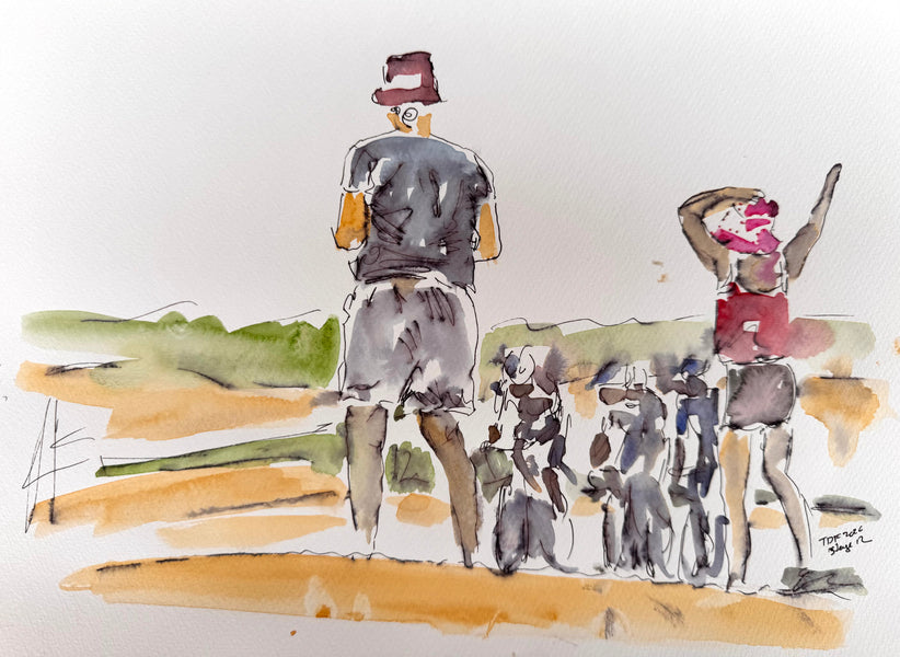 Painting Every Stage of the Tour de France – One Day at a Time