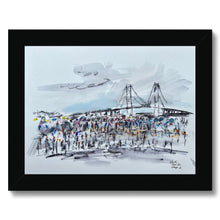 The Bridge - Tour de France 2022 Framed Print