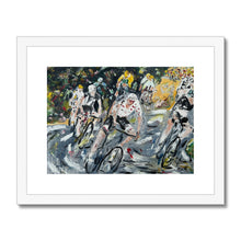 King of the mountain.  Tour de France  Framed & Mounted Print