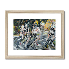 King of the mountain.  Tour de France  Framed & Mounted Print