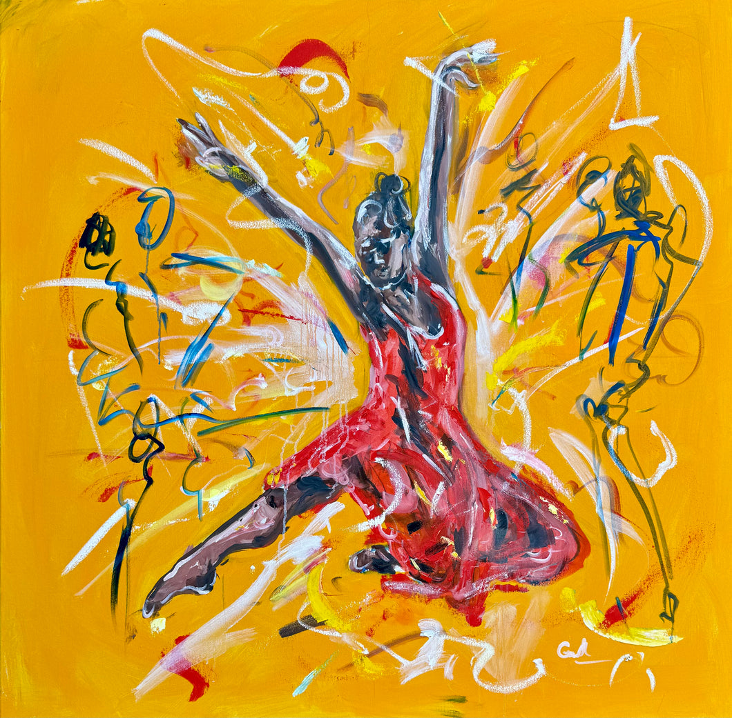Explosion of Joy- Dance painting