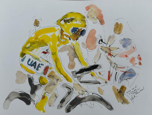 Win 6..taking the TT to the limit - Tour de France Painting