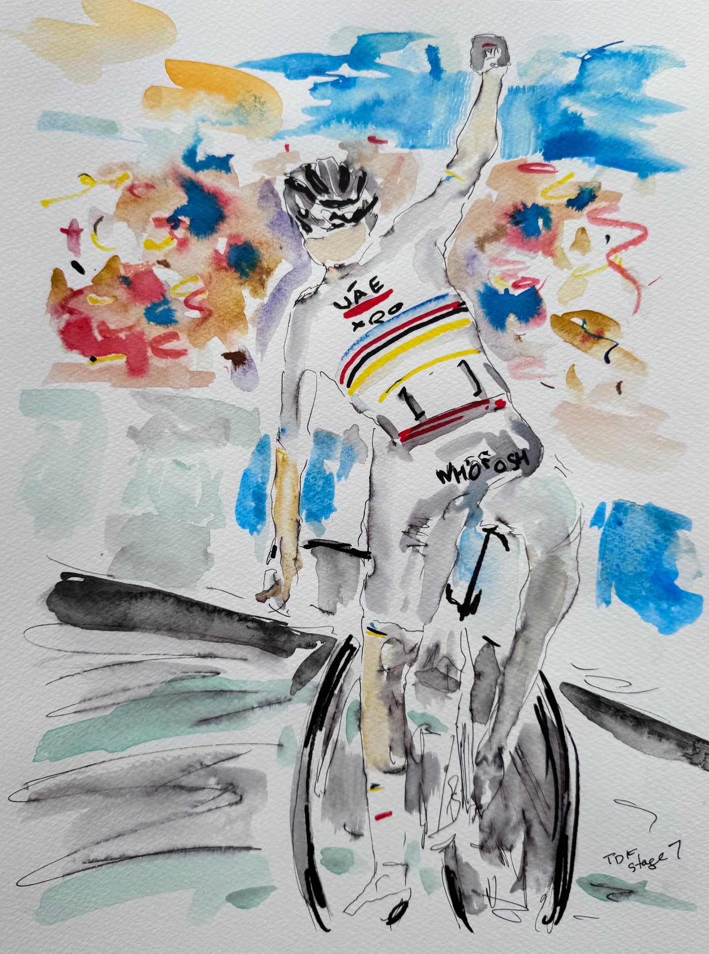 winning the Uphill - stage 7 ~TDF