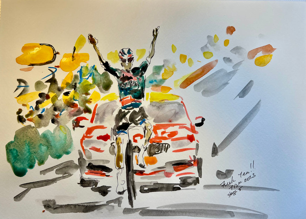 F*%k Yeah! Cycling Painting