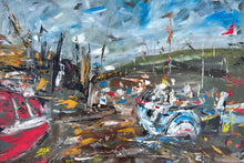 Paddy's Hole - South Gare- Boat painting