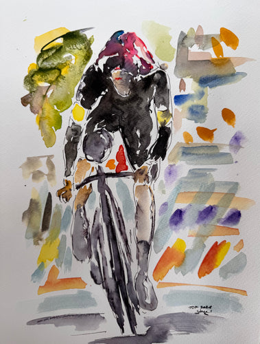 Jonas Vingegaard heading for the yellow jersey