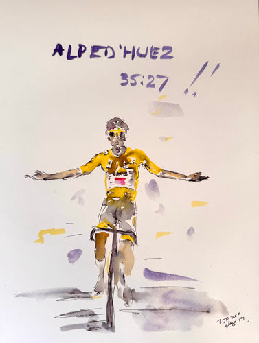 Alpe d' huez record stage 19 TdF 2026