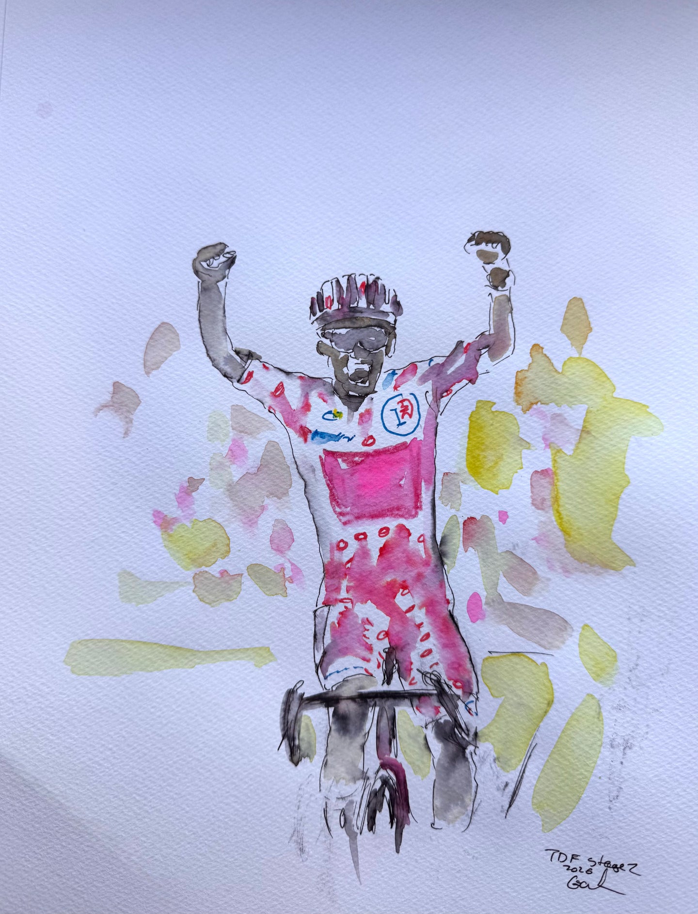 King of the mountain win for the Queen stage  TfD 2026 stage 20