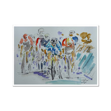 Mark Cavendish races over the line TDF 2024 35 stage win  Fine Art Print