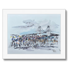 The Bridge - Tour de France 2022 Framed Print