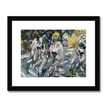 King of the mountain.  Tour de France  Framed & Mounted Print