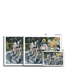 King of the mountain.  Tour de France  Fine Art Print