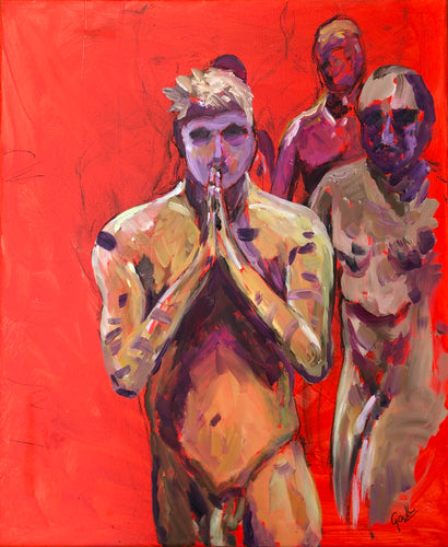 Male figurative painting