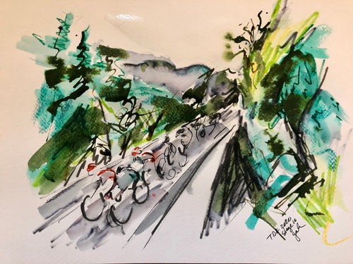 Tour de France stage sixteen 2020 - Cycling Art