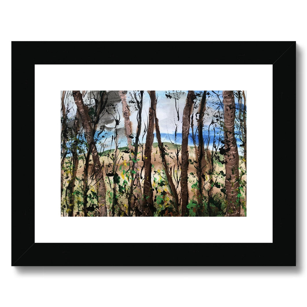 In the forest Framed & Mounted Print