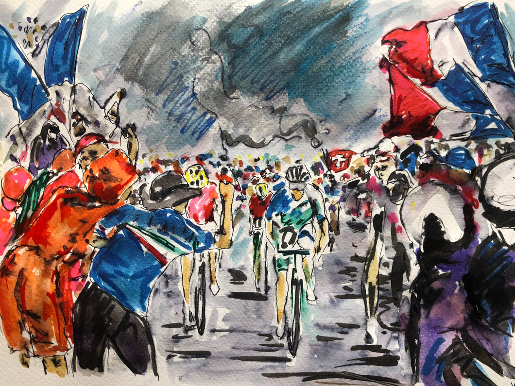 Tour de France stage six 2020 -cycling Art