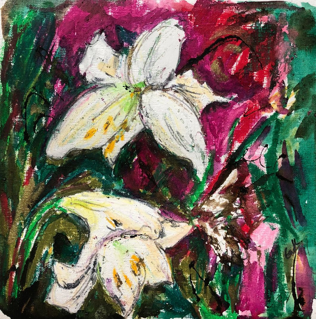 Lilies - Flower Painting