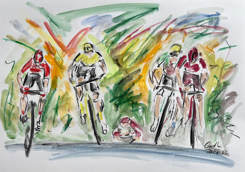 Tour de France Femmes stage 3 Danes again! - Cycling drawing