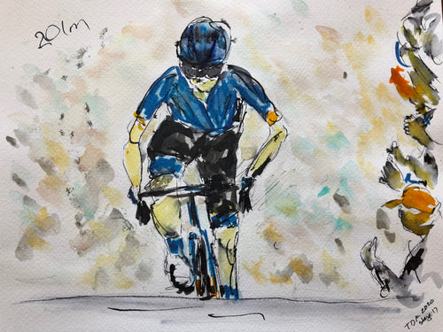 Tour de France stage 17 - Cycling art