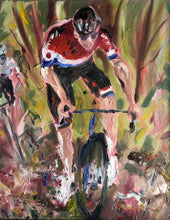 Sunday Ride - Cycling painting