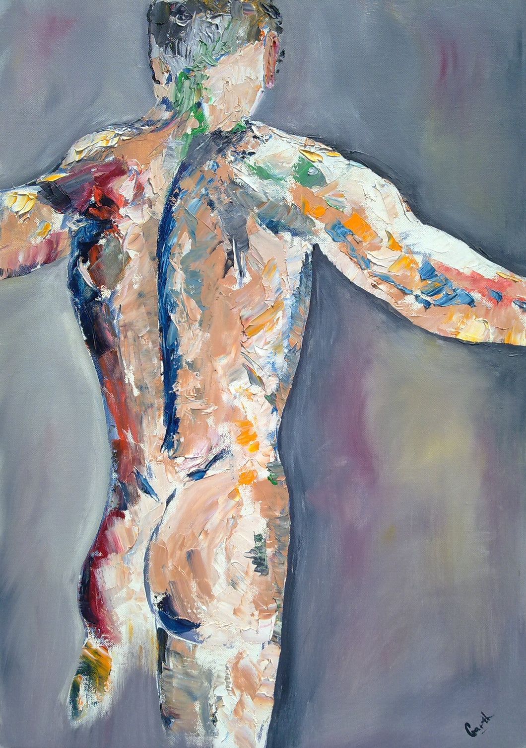 Male Nude - Garth Bayley Art