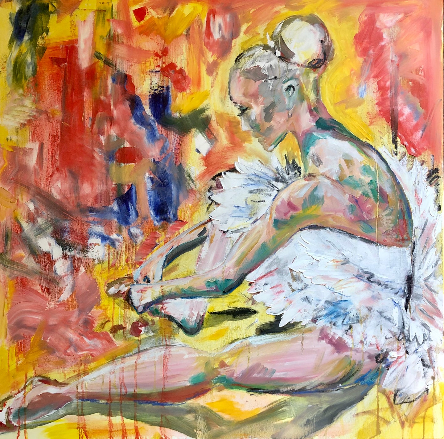 ballet dancer painting