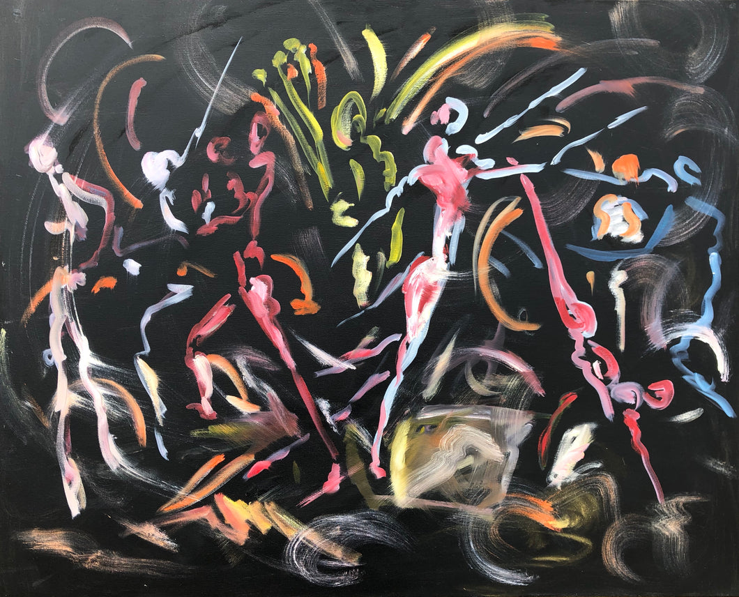 A very modern dance - Dance Painting