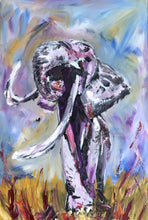 elephant oil painting