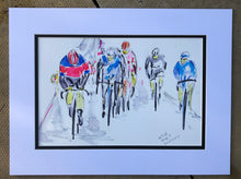 The Breakaway - Cycling Painting