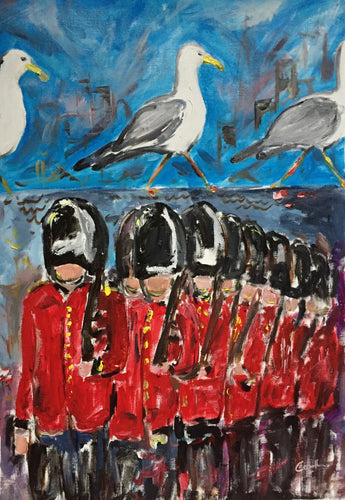 Seagulls and Soldiers - Trooping the colour - Soldier Painting