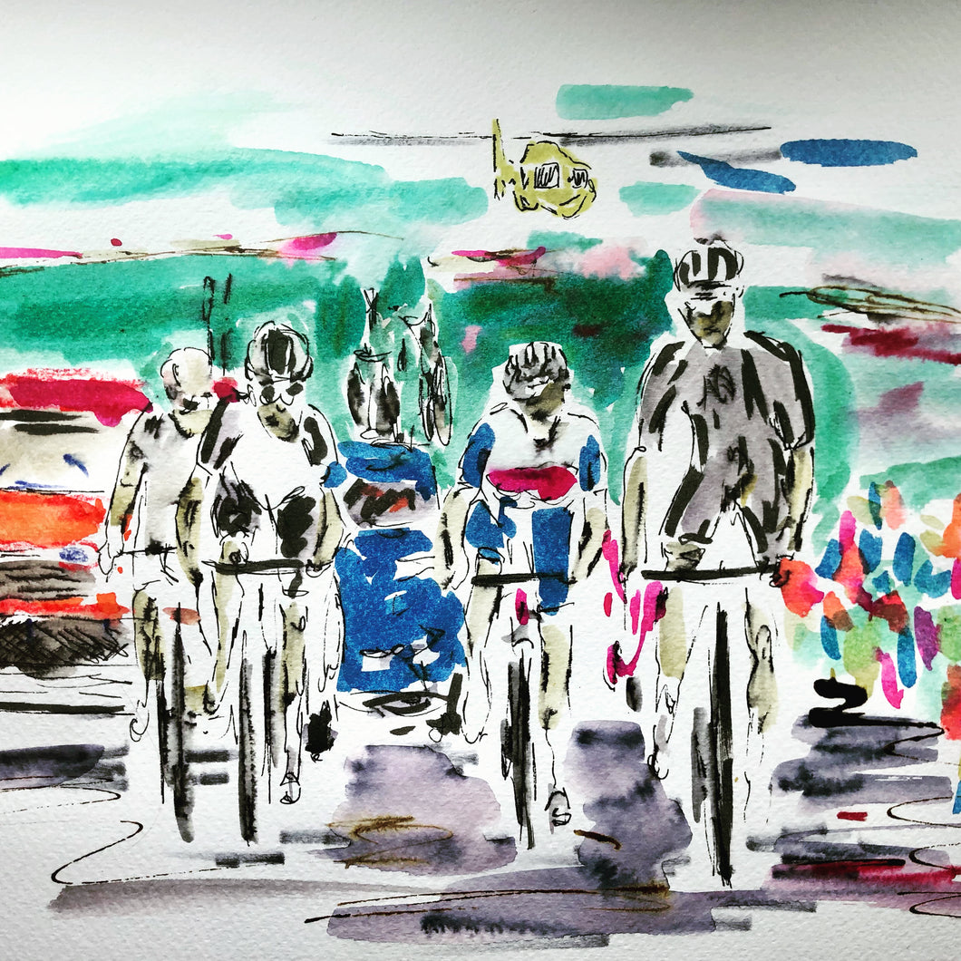 Giro d'Italia stage 12 - Cycling Painting